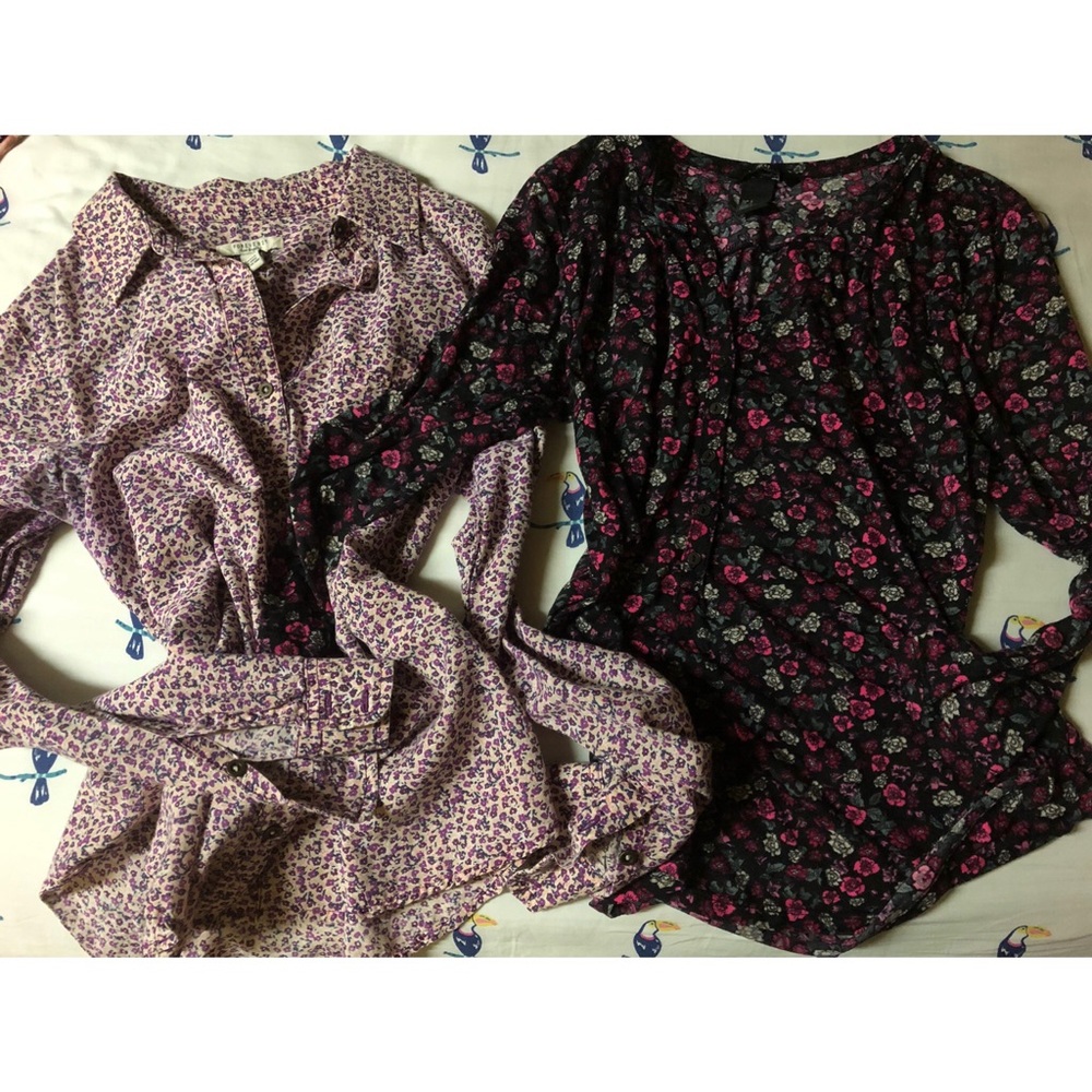 2 for 20🌟 H&M Blouse and F21 Shirt & Blouse